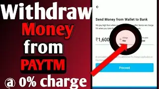 How to send money from paytm wallet to bank account without any charge|| Techscheme