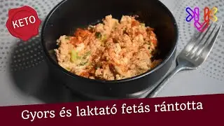 Keto strapatsada azaz görög fetás paradicsomos rántotta | Gyors és laktató keto reggeli vagy ebéd