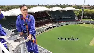 Adelaide Oval Roof Climb OUTTAKES - Jarred Fell