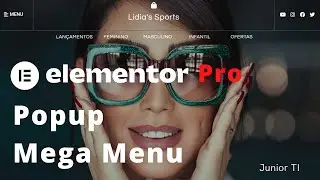 Como criar um Popup Mega Menu com Elementor Pro WordPress