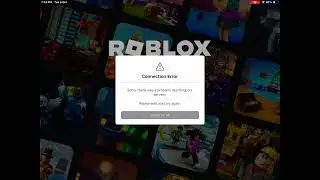 Can’t play roblox, so roblox is down I don’t know why  😭😭😭 ￼⚠️connection  error ⚠️