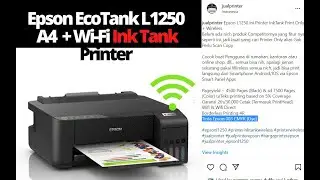 Epson L1250 Wifi Ink Tank Printer