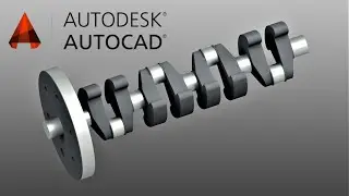 Design a crank shaft on AutoCAD | Crank shaft design on AutoCAD | How to design crank shaft