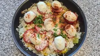 Gratinated eggs - easy recipe