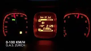 Fiat Panda 4x4 0.9 T TwinAir 85 PS 0-100 km/h acceleration