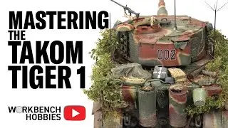 TIGER 1 (late) - Takom 1/35 - Full weathering tutorial - Step by Step with improvised camouflage