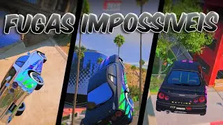 FIZ AS FUGAS MAIS IMPOSSÍVEIS JÁ FEITAS NO GTA !!