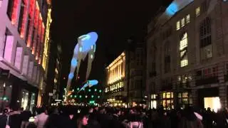 Amazing Flying Wales - London Lumiere - Jan 2016