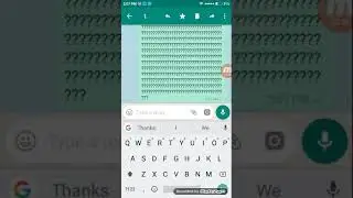 How to type infinite letter,emoji,etc on WhatsApp,fb,etc