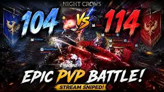 🔥 STREAM SNIPERS HUNTED ME... BIG MISTAKE! | Night Crows PvP