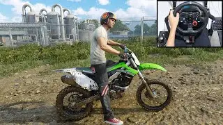 Kawasaki KX 450F - OFF-ROAD - The Crew Motorfest | Logitech g29 gameplay
