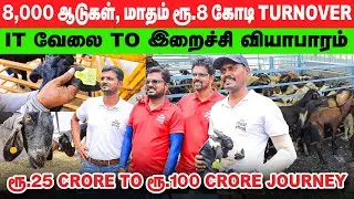 ரூ.25 Crore TO 100 Crore JOURNEY 😳🔥🐐 ஆத்தி... இப்படியெல்லாம் ஆடு வித்து பல கோடி சம்பாதிக்கலாமா..?