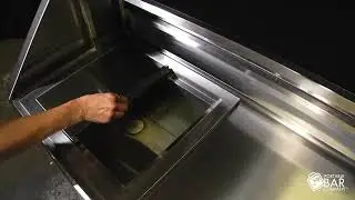 Demo: Slide Top Stainless Steel Ice Bin