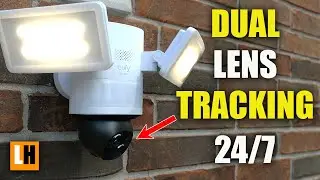 Eufy Floodlight Cam E340 - 360° Dual Lens AI Tracking Floodlight Security Camera