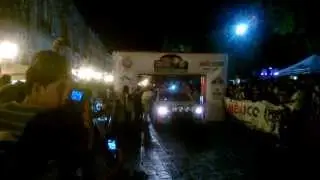 Arranque Rally Queretaro Mitsubishi Lancer Evo