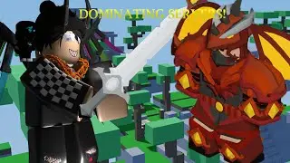 Absolutely DOMINATING Roblox Bedwars Servers!