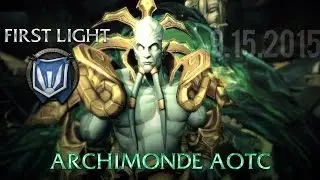 [FIRST LIGHT] - Heroic Archimonde - Boss Fight + WoW Machinima