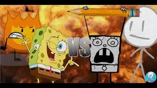 MUGEN - Request - Firey + Spongebob VS Doodlebob + David - See Description