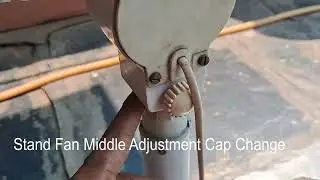 Stand Fan Adjustment Thread Cap Change