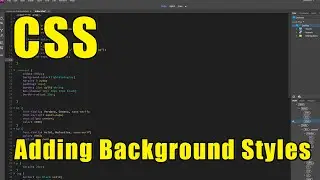 Using CSS to Add Background Styles