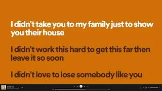Sandro Cavazza, Georgia Ku - Love To Lose (Spotify Lyrics)