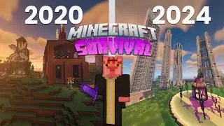 4 Años en Minecraft Survival! Tour Completo de Mi Mundo Épico