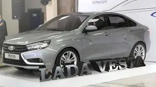 LADA "Vesta" на дорогах Тольятти (в камуфляже)