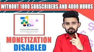 you are not eligible for monetization | monetization disabled how to re-enable monetization