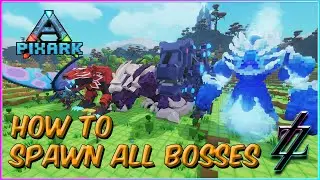 Pixark: Spawning in Bosses & Checking Out All Their Loot