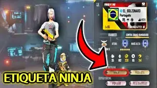 COMO PEGAR TODAS AS ETIQUETAS DE ESTILO DE BATALHA NO FREE FIRE - ETIQUETA NINJA
