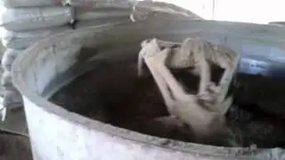 cement mixer operation