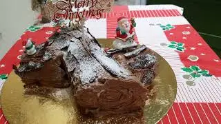 Christmas Cake- Buche de Noel