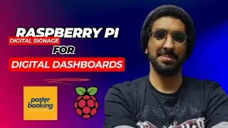 Digital Dashboard with Raspberry Pi and posterbooking digital signage 2024