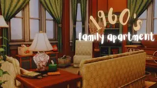 ✨ 1960's Family Apartment / 20 CULPEPPER HOUSE | The Sims 4 - Stop Motion Speed Build (No CC)
