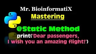 Static Method in Python | Python for beginners