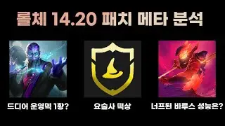 4코 뽑기 망겜? 메타가 확 바뀌었습니다! 롤체 14.20 첫날 메타 분석 [롤토체스 시즌12]