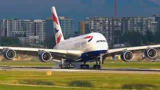 (4K) Fantastic Landings at Vancouver Airport | Plane Spotting YVR