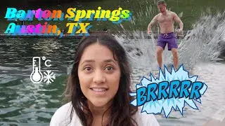 Barton Springs Pool COLD Morning Swim | Austin TX