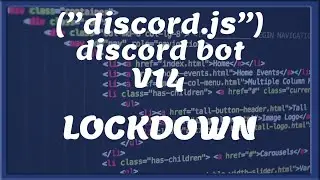SLASH LOCKDOWN COMMANDO || Discord V14 Tutorial [Nederlands/Dutch]