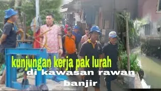 wooow.  baru dpt SK langsung terjun ke masyarakat .lokasi rawan banjir