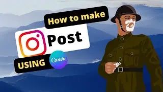 How to create a instagram post in canva - codeandman 🔥🔥
