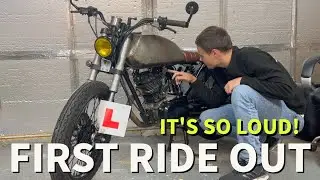 Honda CG125 Cafe Racer - First Ride & A Few Modifications
