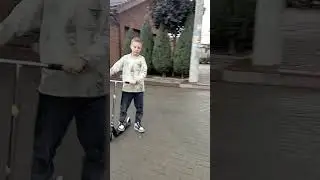трюки на самокате 