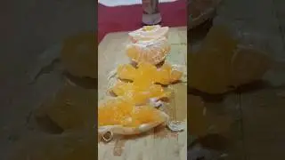 green orange with black salt #greenorange #fruitdecoration #fruitsdesign #shortvideo #shorts