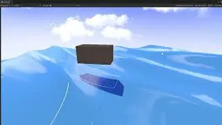 uncompleted gerstner wave ocean using shader graph