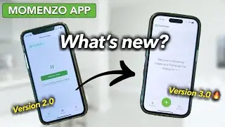 🎉 Discover What's New: Momenzo App 3.0 vs 2.0! 📱✨