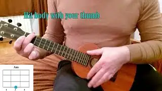 Дорогие зрители, смотрите и слушайте, Жорка уже начал давать уроки. Latin Strum on Ukulele