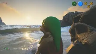 Unreal Engine 5 -  ZELDA Ocarina of Time -  BEST LOOKING WATER IN GAME HISTORY - ( FLUID FLUX )
