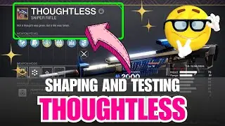 Shaping guide to THOUGHTLESS sniper rifle - Crafting tips to THOUGHTLESS sniper rifle [Destiny 2]