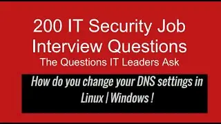 How do you change your DNS settings in Linux | Windows !